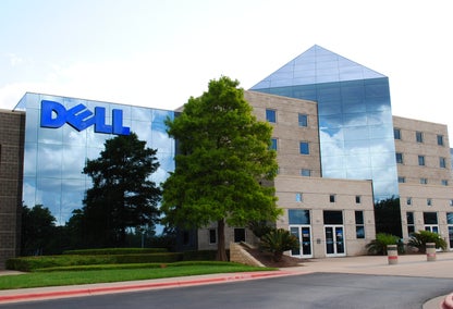 Exterior of Dell building in Round Rock, Texas