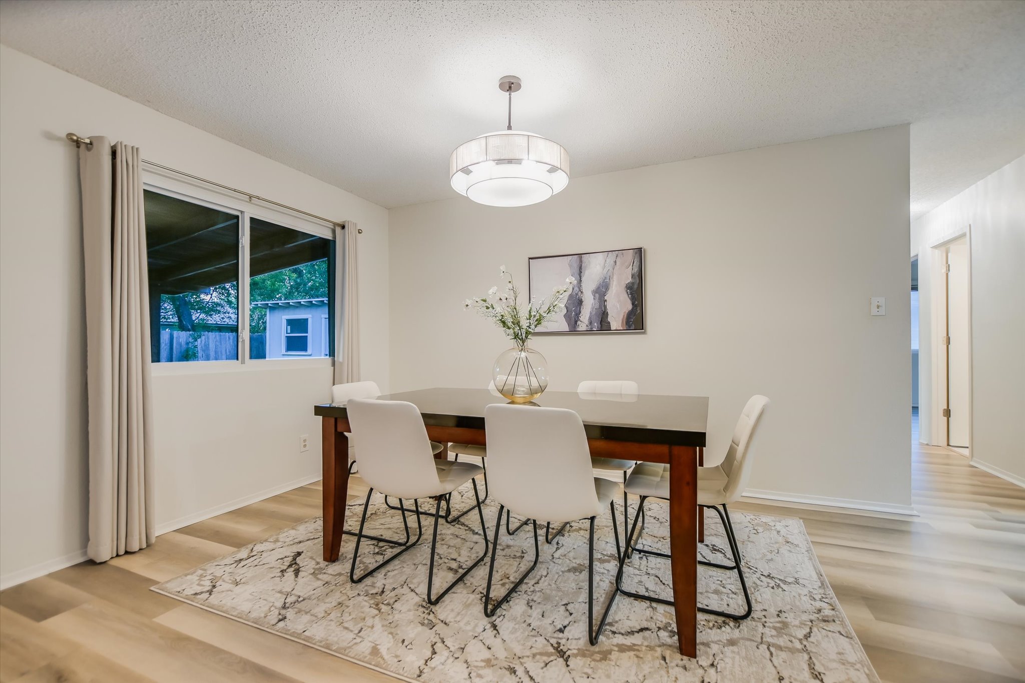 Welcoming dining room at 6906 Moonmont Drive